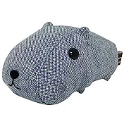 Kapibarasan 水豚君格紋系列盒裝公仔。藍色