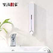【生活采家】幸福手感經典白500ml單孔手壓式給皂機#47001