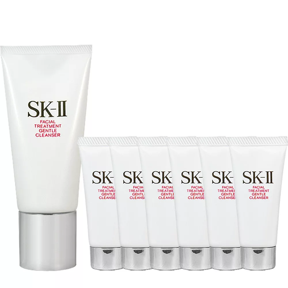 SK-Ⅱ 全效活膚潔面乳(120g)買大送小(20g)*6(公司貨)