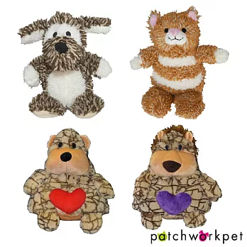 Patchwork pet 寵物用可愛動物造形絨毛娃娃(8吋) 巧克力愛心獅