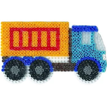 《Hama 拼拼豆豆》模型板-卡車