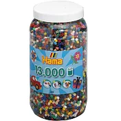 《Hama 拼拼豆豆》13,000 顆拼豆補充罐-67號經典22色混色