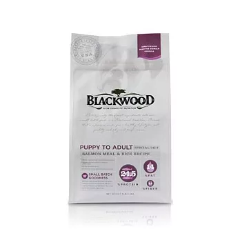 BlackWood 柏萊富 功能性全齡腸胃保健(鮭肉+米)15磅 6.8公斤 X 1包
