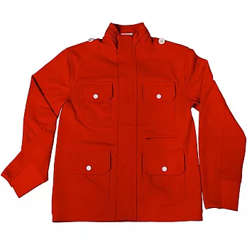 『摩達客』美國LA設計品牌【Suvnir】紅色立領外套M-1