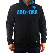 『摩達客』美國進口【Zoo York】超酷藍標連帽外套A-S