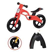 POPBIKE 兒童充氣輪胎滑步車-AIR充氣胎 +置車架_紅色
