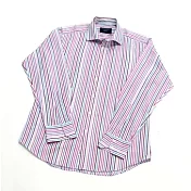 『摩達客』英國進口【Charles Tyrwhitt】高級彩色多緞紋長袖襯衫A-M
