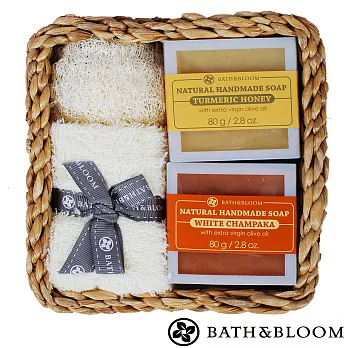 Bath & Bloom 天然手工香皂組 (薑黃蜂蜜+純淨玉蘭)