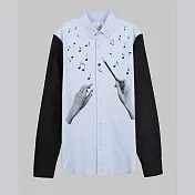 【摩達客】韓國進口設計品牌DBSW Maestro 時尚純棉男士修身長袖襯衫S 大音樂家