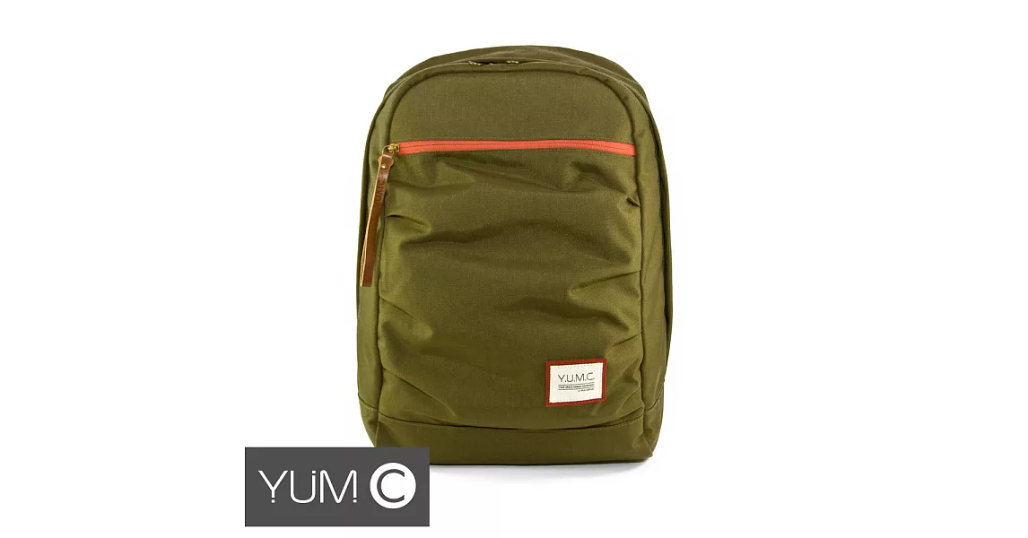 美國Y.U.M.C. Haight城市系列Day Backpack筆電後背包橄欖綠
