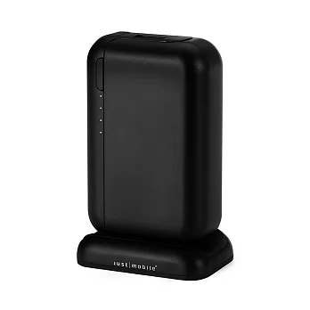 Just Mobile TopGum 6000mAh 3.4A USB 鋁合金行動電源-黑色