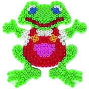 《Hama 拼拼豆豆》模型板-青蛙