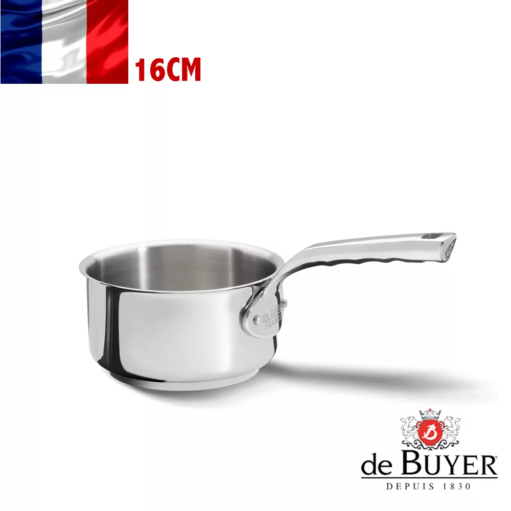法國【de Buyer】畢耶鍋具『畢耶夫人系列』單柄調理鍋16cm