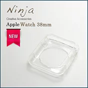 【東京御用Ninja】Apple Watch 38mm晶透款TPU清水保護套(透明)