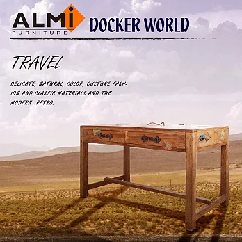 【ALMI】DOCKER WORLD- DESK 2DRAWERS 個性工作桌