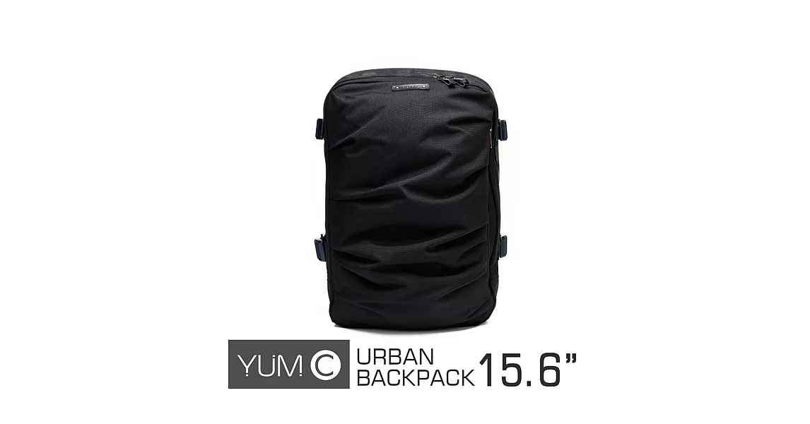 美國Y.U.M.C. Haight城市系列Urban Backpack筆電後背包 墨黑