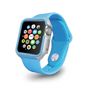 Ozaki O!coat Shockband Apple Watch 42mm 邊緣防撞保護殼-藍色