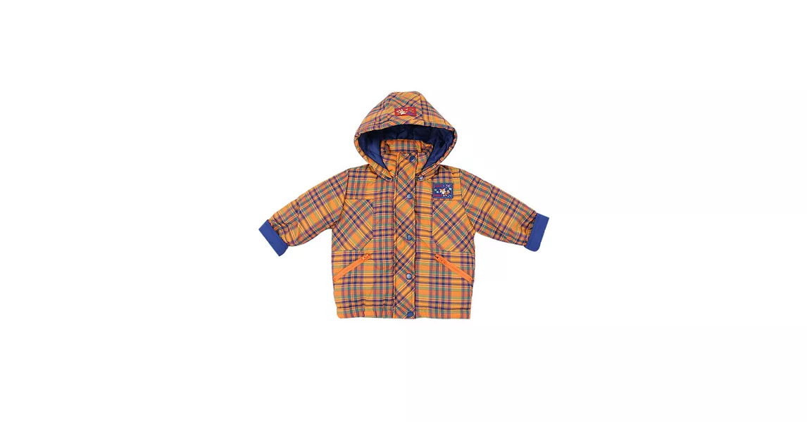 【愛的世界】 防風搖粒絨連帽外套95橘色