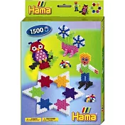 《Hama 拼拼豆豆》1,500顆拼豆主題樂園包-大星形自由創作
