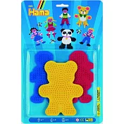 《Hama 拼拼豆豆》模型板（男孩，女孩，泰迪熊）