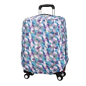 CARANY 卡拉羊 加厚材質時尚多色旅行箱專用箱套 合適多品牌 (藍色菱形/24吋) 58-0037B-D1
