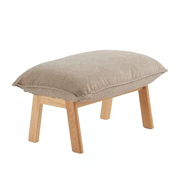 [MUJI無印良品]高椅背和室沙發用腳凳用套/ 棉平織/米色