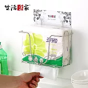 【生活采家】樂貼系列台灣製304不鏽鋼廚房方形紙巾架(金)#27210
