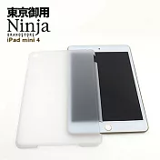 【東京御用Ninja】iPad mini 4極簡輕薄磨砂款背蓋保護殼(透明)