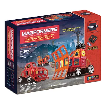 Magformers磁性建構片-自動重型車
