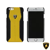 藍寶堅尼 Lamborghini iPhone 6/6S Plus (H-D1)真皮保護殼黃