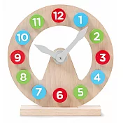 【Mentari 木製玩具】原木學習時鐘(嬰幼兒童教育)