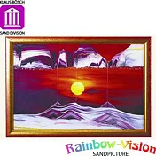 【Rainbow-Vision】水砂畫-Movie(黃金太陽)-XL
