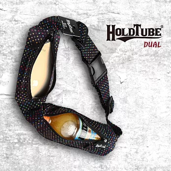 【HOLDTUBE】運動腰帶-雙口袋-甜點彩虹