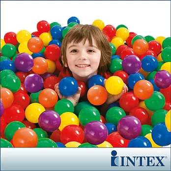 【INTEX】100顆遊戲球-直徑6.5cm(49602)