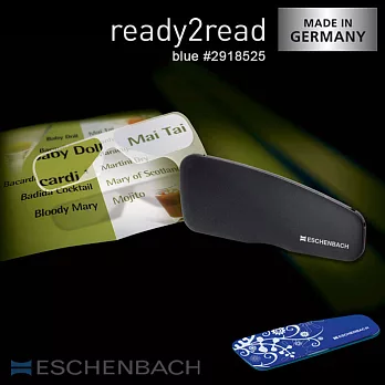 【德國 Eschenbach 宜視寶】ready2read 德國製隨身型老花眼鏡 沉穩藍250度