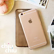 【CHIUCHIU】iPhone 6s Plus(5.5吋) 自帶防塵塞型TPU清水保護套(晶透明)
