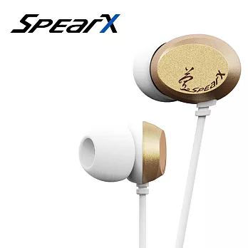 SpearX D2-air風華時尚音樂耳機 (土豪金)
