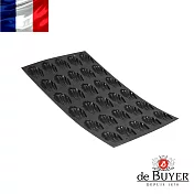 法國【de Buyer】畢耶烘焙『黑軟矽膠模系列』30格迷你瑪德蓮烤模