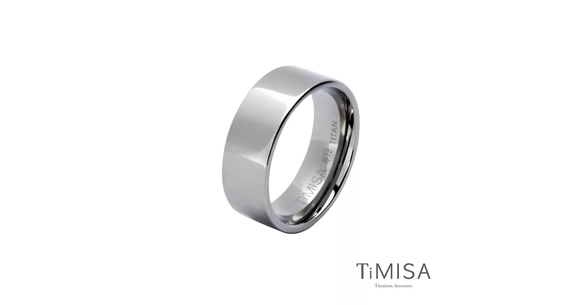 TiMISA《簡約時尚》純鈦戒指
