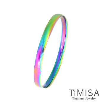 TiMISA 《純真-薄版(極光)》純鈦手環