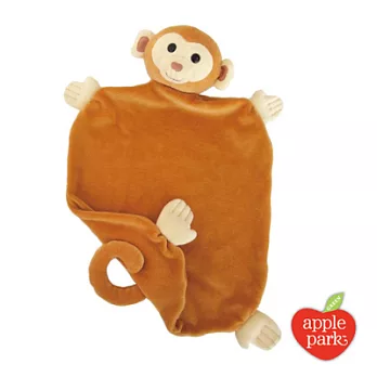 【 美國 Apple Park 】有機棉安撫巾彌月禮盒 - 小猴子