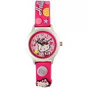 Hello Kitty 玩樂星球造型腕錶-粉紅
