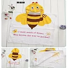 可愛動物造型連帽浴衣/浴巾/浴袍黃蜜蜂