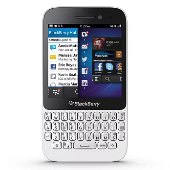 【黑莓 出清品】BlackBerry Q5 智慧手機-白