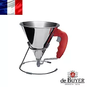 法國【de Buyer】畢耶烘焙『KWIK迷你自動漏斗填餡器』0.8公升-紅