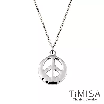 TiMISA《和平風尚-原色》(極細鎖骨)純鈦項鍊(B)