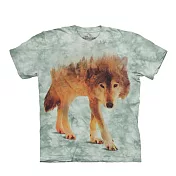 【摩達客】美國進口The Mountain 狼來了 純棉環保短袖T恤 S (台版M/L)