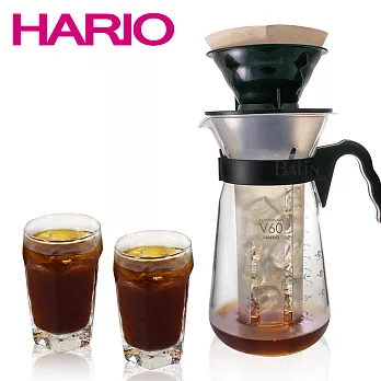 【日本 HARIO】冰咖啡 手沖咖啡壺700ml / 附濾紙40入(VIC-02B)