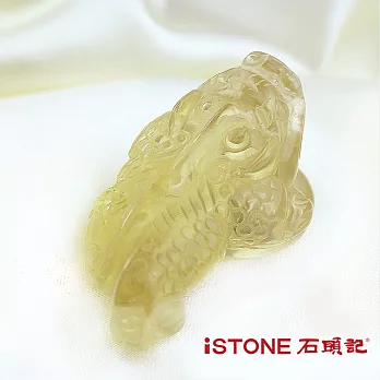 石頭記 黃水晶貔貅項鍊-極富納財29.8G黃水晶