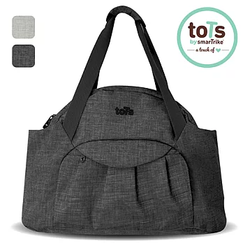 【英國smarTrike-toTs】輕巧雙容量 4合1 防潑水育兒包-鐵灰